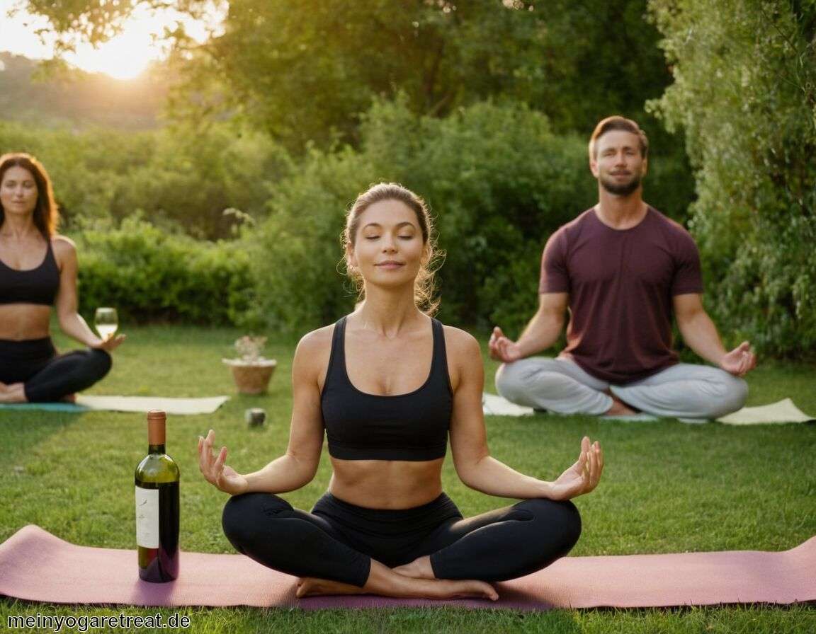 Wein-Yoga: Das ist dran an dem Social Media Trend